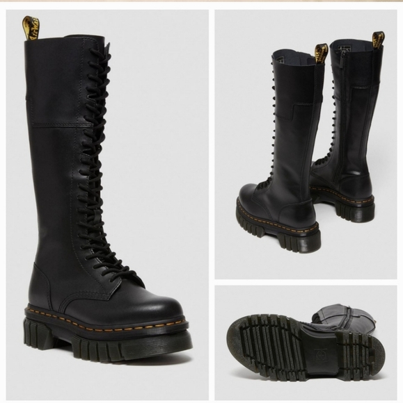 Dr Martens  audrick tall boots size 8 black - Picture 6 of 12